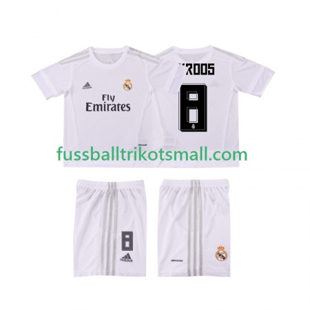 Fußballtrikots Real Madrid KROOS 8 2015 2016 Retro Kinder Kurzarm Heimtrikotsatz kaufen Fußballtrikots Real Madrid KROOS 8 2015 2016 Retro Kinder Kurzarm Heimtrikotsatz kaufen